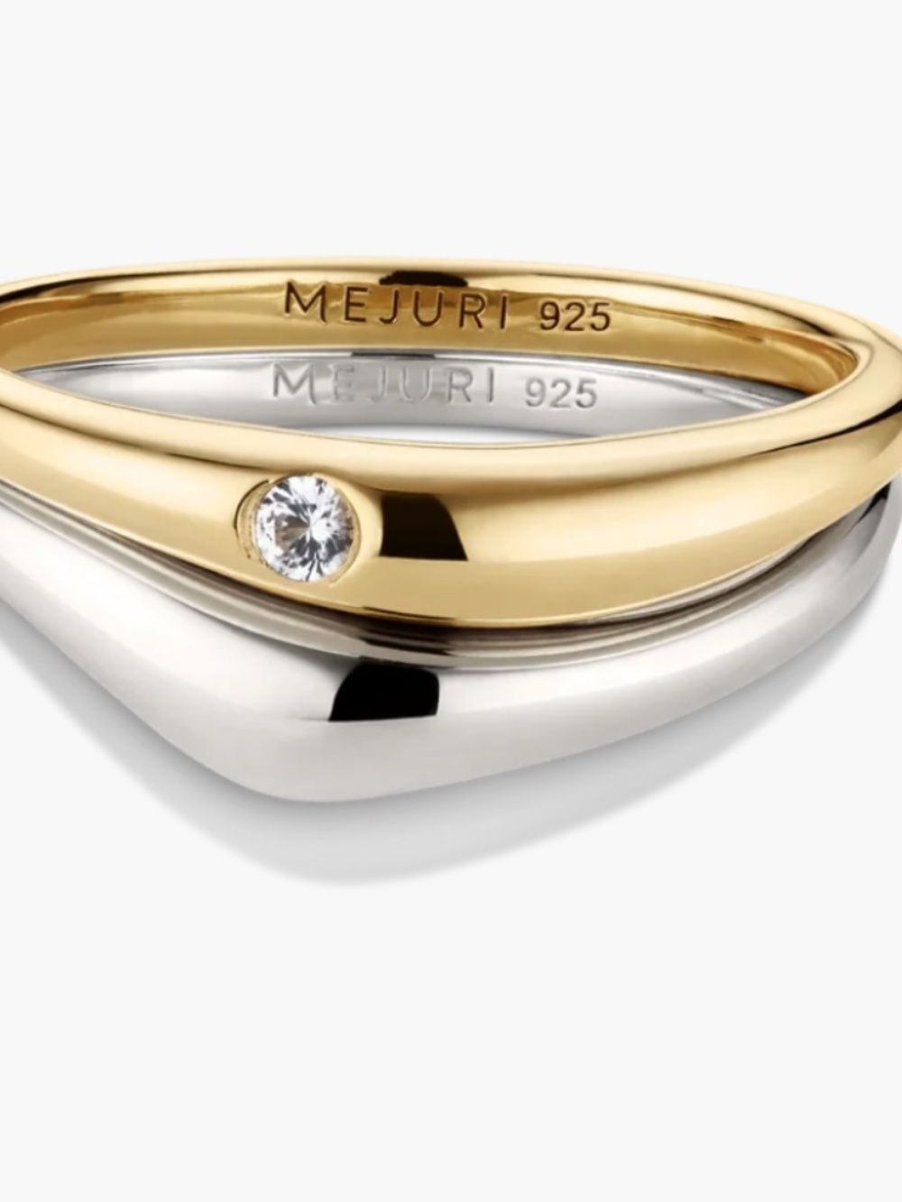 Mejuri Organic Dôme Nesting Ring Set